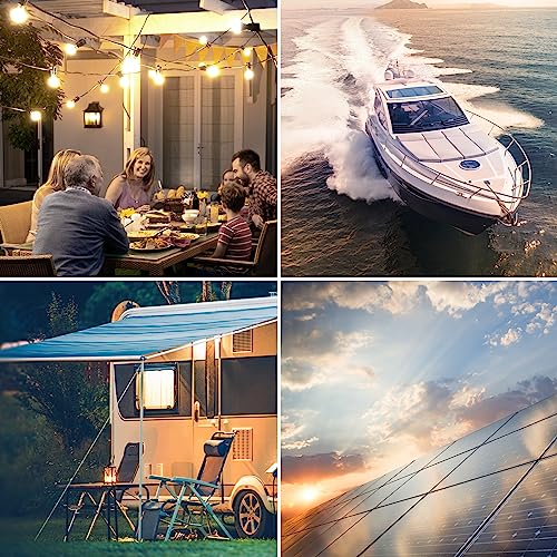 AGM-Batterie 150Ah Solarbatterie 12V für Wohnmobile und Boote