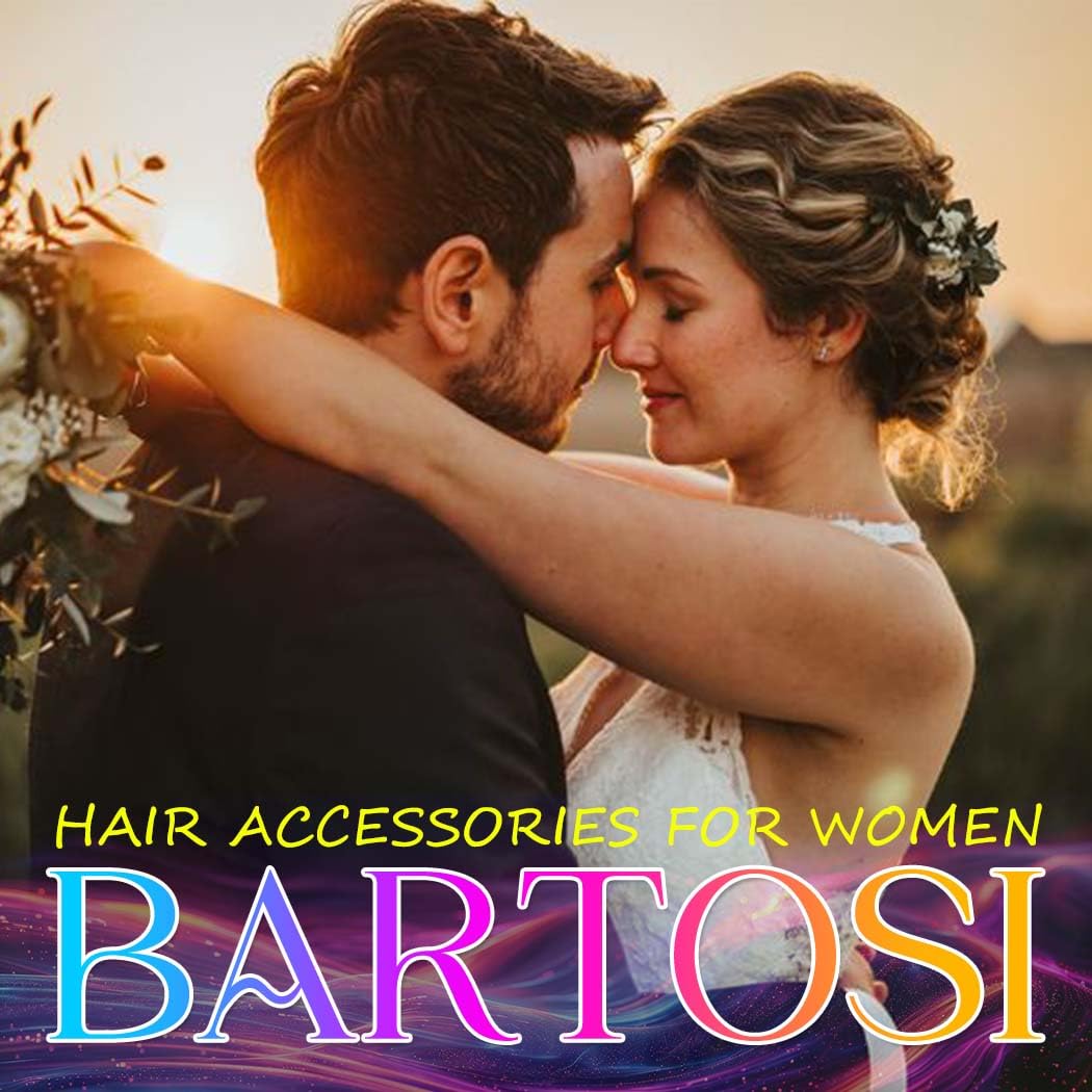 BARTOSI Flower Wedding Hair Pins Gold Hair Clips Bridal Hair Pieces Bride Hair Accessories for Women and Girls (Pack of 3) - Image 7