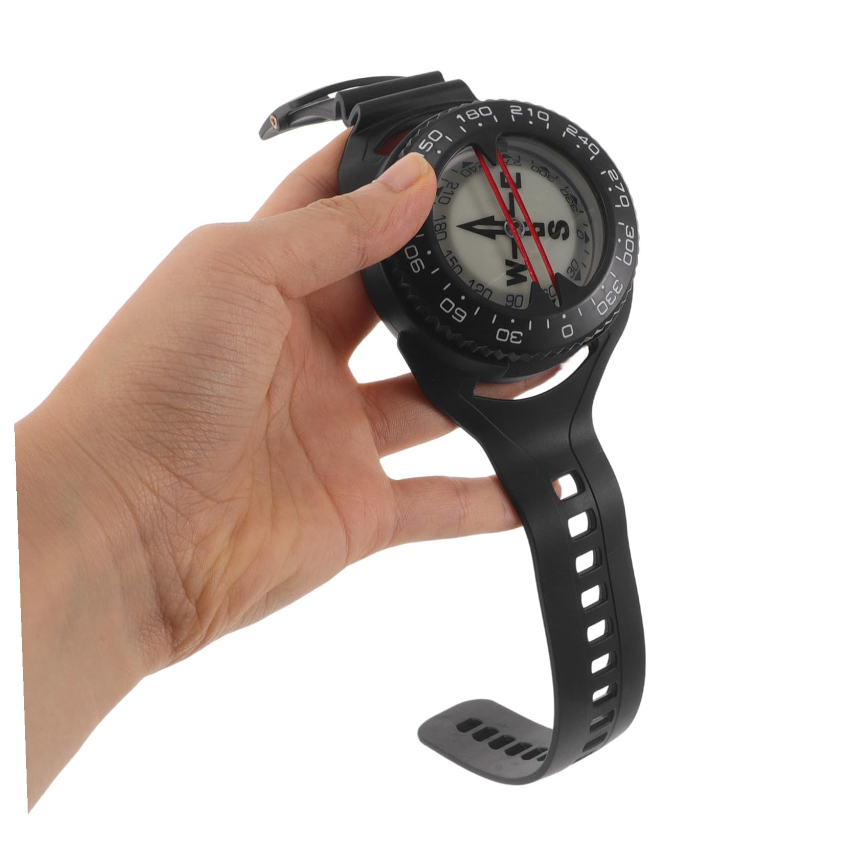 UPKOCH Boussole de Poignet Lumineuse pour Plongée Étanche et Portable avec Affichage pour Orientation Précise et Utilisation Camping ou Randonnée