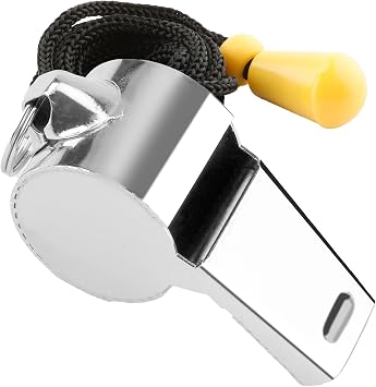 Bsofing Whistle, Whistle for Coaches, Whistles, Coaches Whistle, Coaches Whistle with Lanyard, Whistle for Teachers, Whistles for Adults with Lanyard, Referee Whistle, Loud Crisp Sound