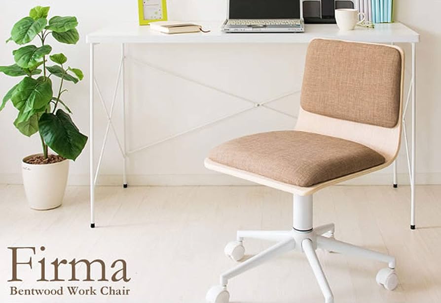 キャスター付き ダイニングチェア 木製フレーム 合成皮革 ベージュ キャスター付き ダイニングチェア 木製フレーム 合成皮革 ベージュ