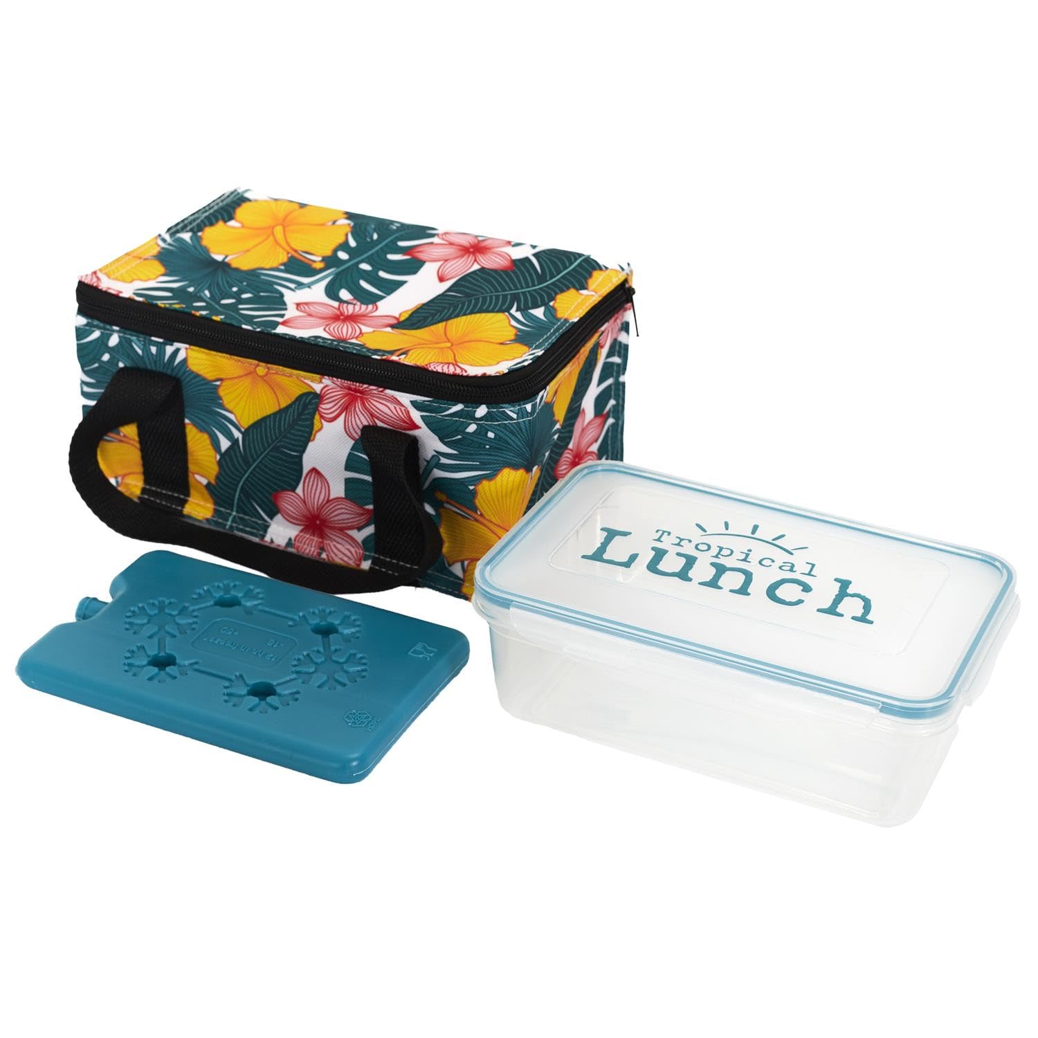 Deconation - Lote de 3 almuerzos con bolsa fresca isotérmica de 75 cl a juego – Caja de comida nómada
