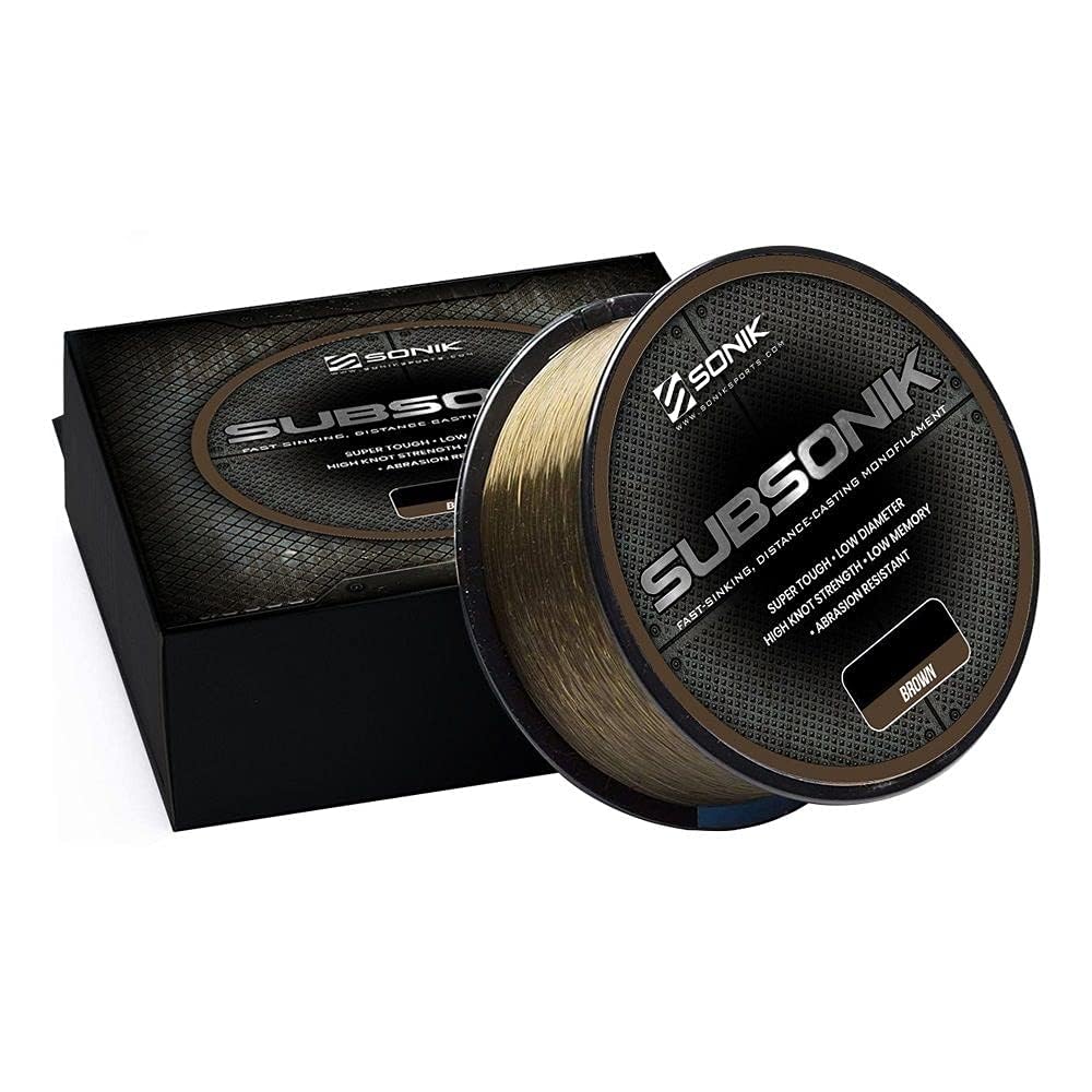 Sonik SubSonik Brown Carp Mono Line 1200m : 12lb