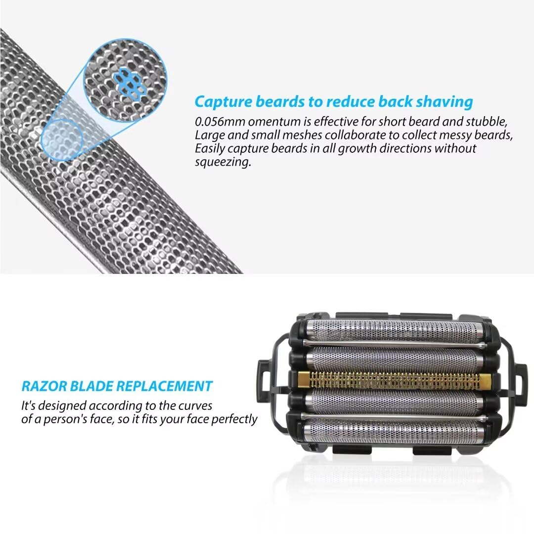 2024 Version ES9040 Men's Shaver Outer Foil and Inner Blade Replacement for Panasonic ES9040 ES-CLV5G ES-CLV5U ES-CLV7G ES-CLV7U ES-CLV9U ES-LV5G ES-LV5U ES-LV7G