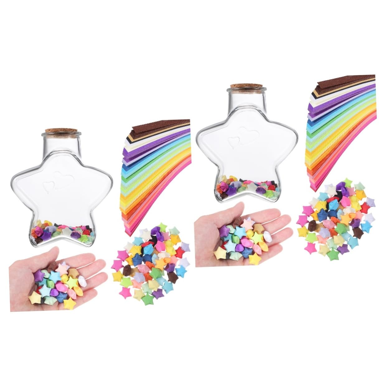 Bandes origami colorées Cabilock pour une tendre confession d'anniversaire DIY