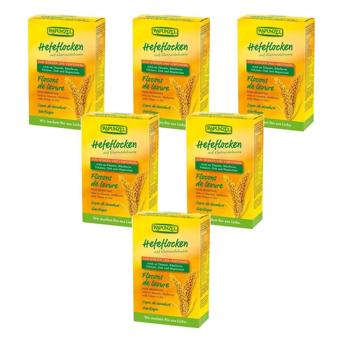 Rapunzel - Hefeflocken - 150 g - 6er Pack