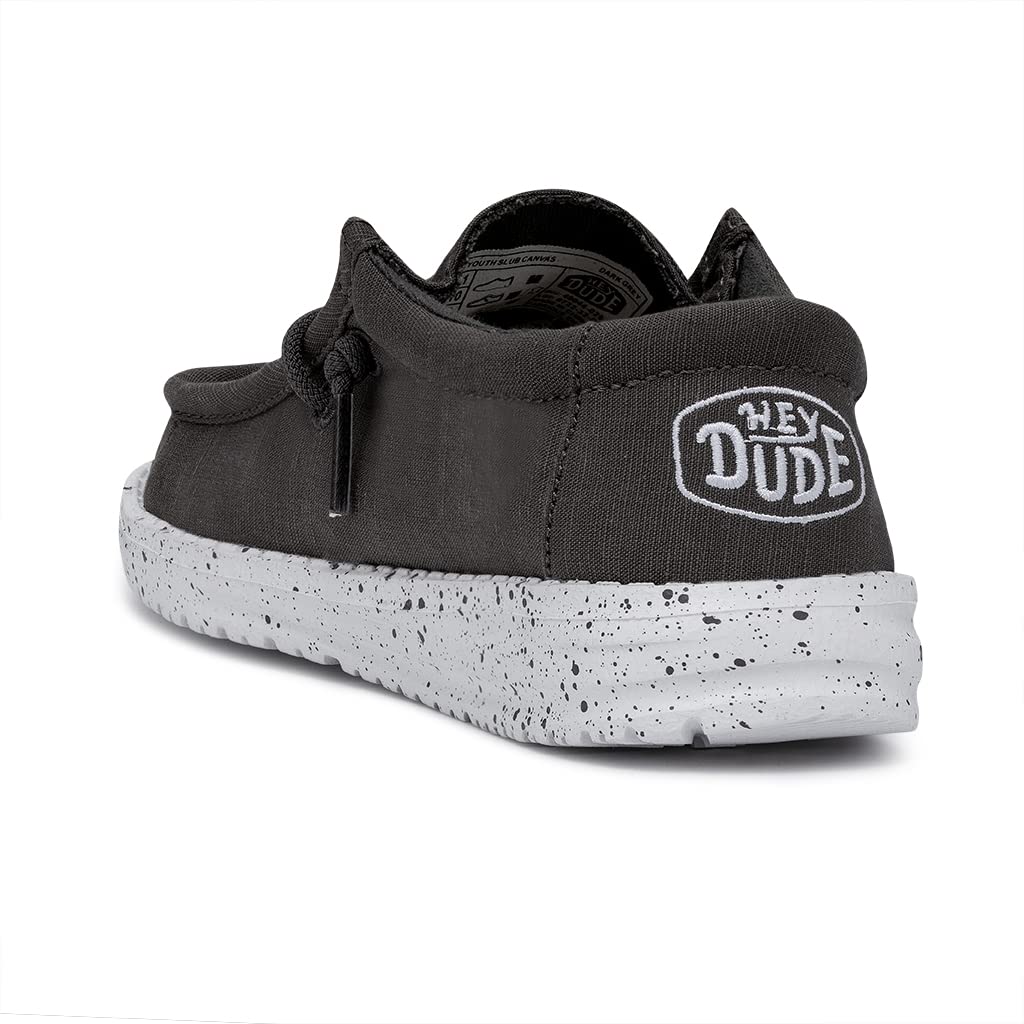 Slub Canvas Wally Canvas Black Wally Youth Slub Canvas Dark Grey