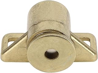 SALUTUYA Stop cynku, złoty antyczny, 3,4 x 1,9 cm, uchwyt do drzwi szafy, wbudowana podstawa z pojedynczym magnesem, do zamykania drzwi szafki do szafy na drzwi szafy