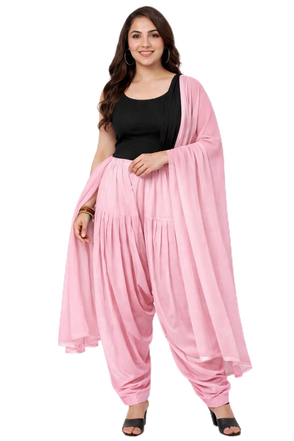 white tulips Woman's Cotton Patiala with Dupatta|| Patiala Salwar with Dupatta||Patiala pant|| Patiala with dupatta set|| free size-picture-21
