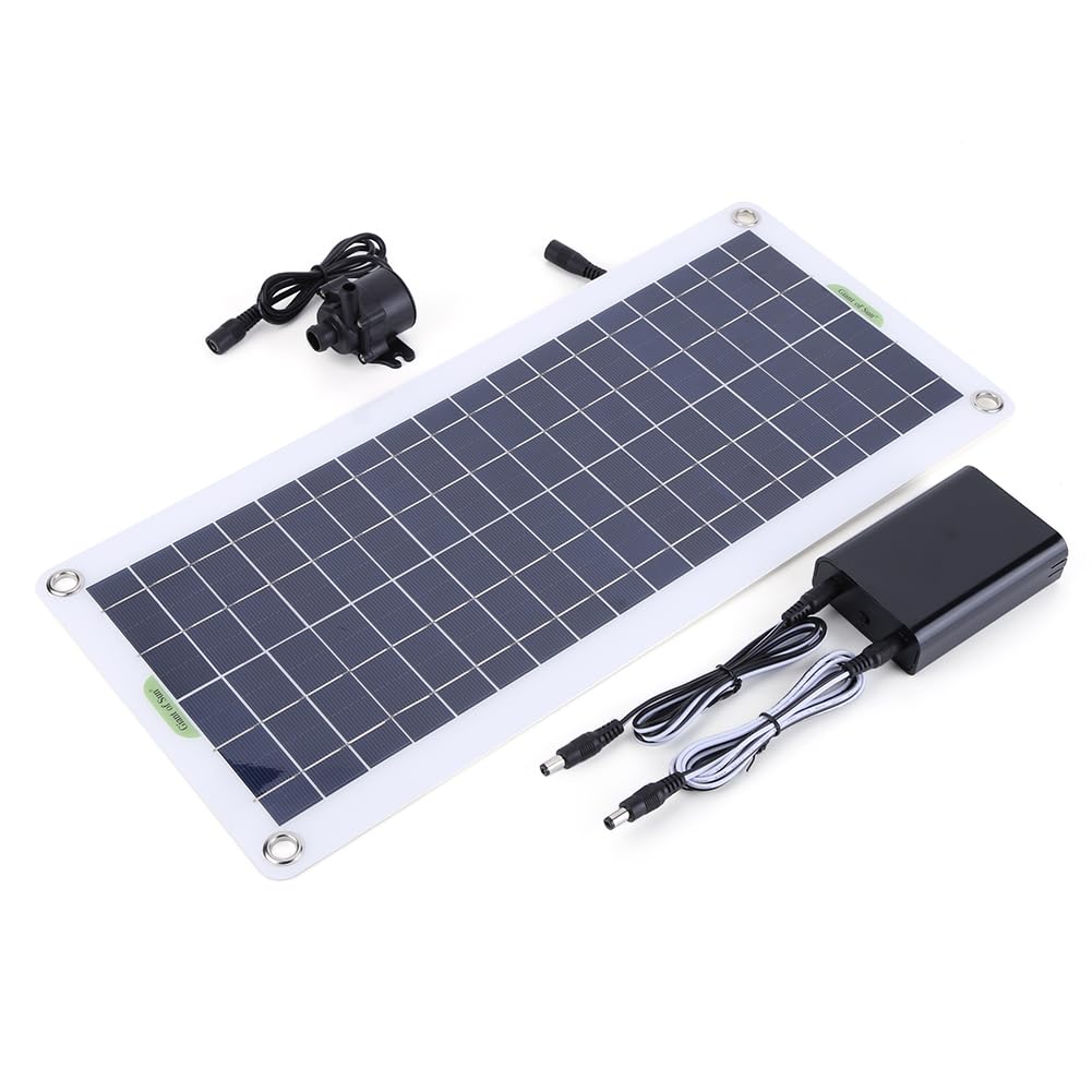 Paneles solares, Rociador de Agua de 18V 30W Decoración de jardín Mini Panel Solar Bomba de Agua Sistema de riego Kits de Ahorro de energía for baño de pájaros, pecera, Patio, Estanque