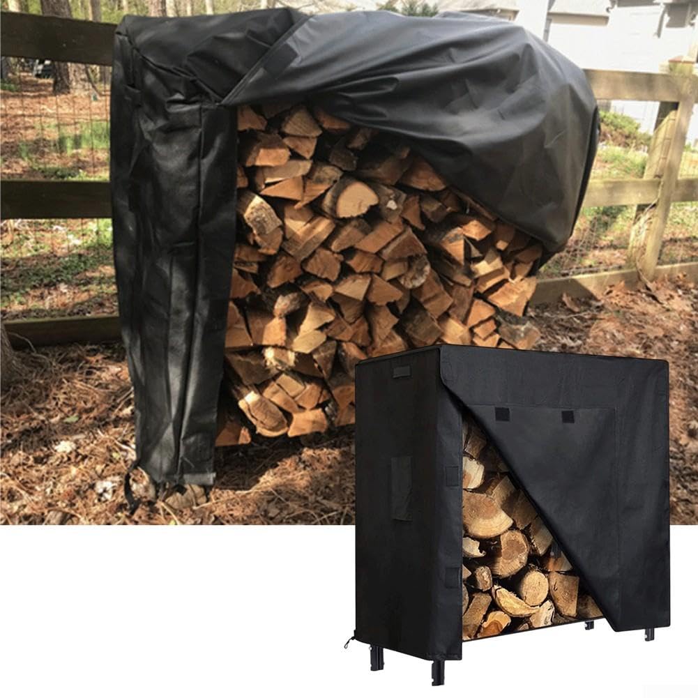 Cover Legna con Ventilazione Laterale Anti-Muffa Cover Legna