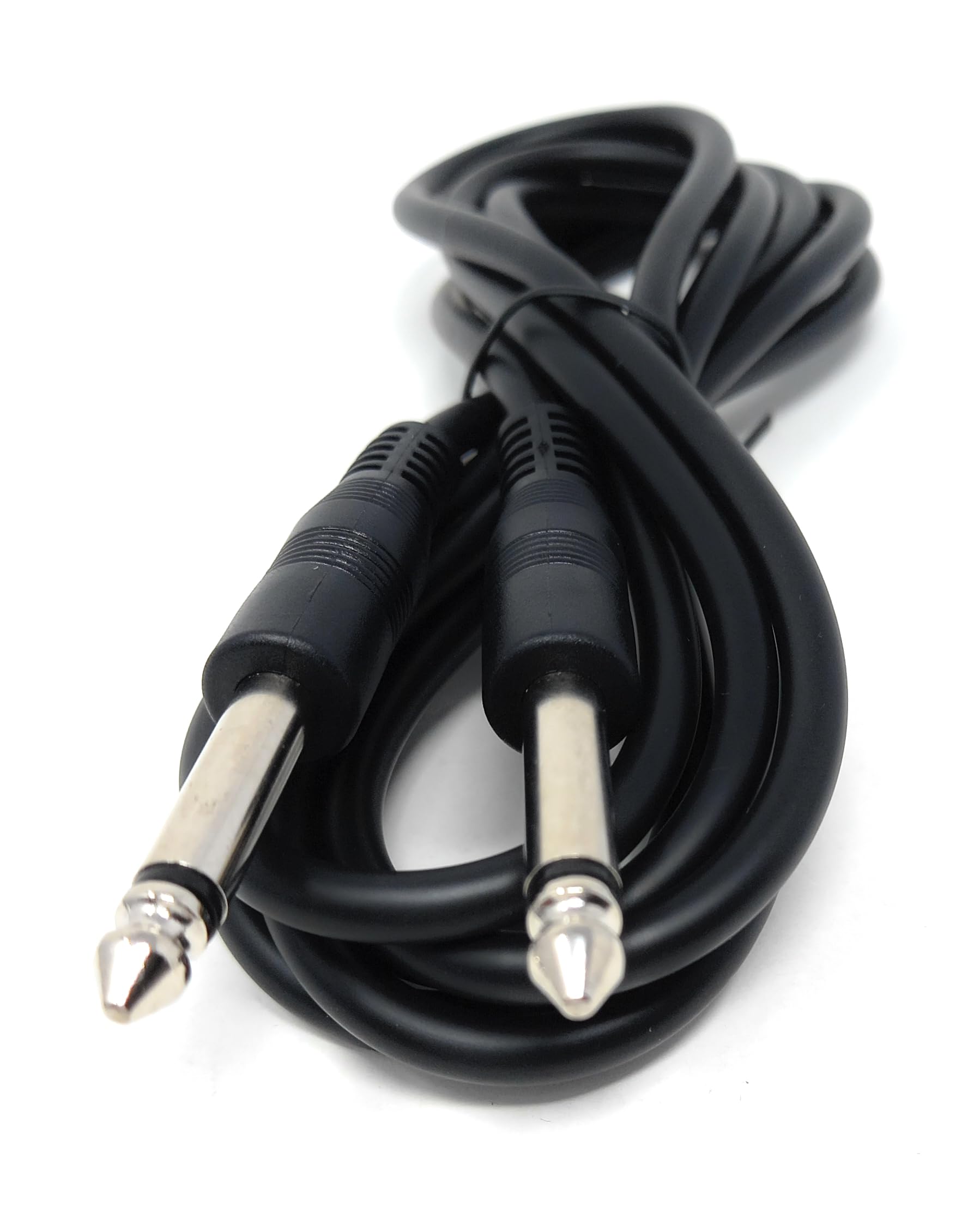 DRUT 2m 6.35mm 1/4" TS Mono Jack to Jack Plug Lead for Guitar Amplifiers, Music Instruments, Speakers - Image 4
