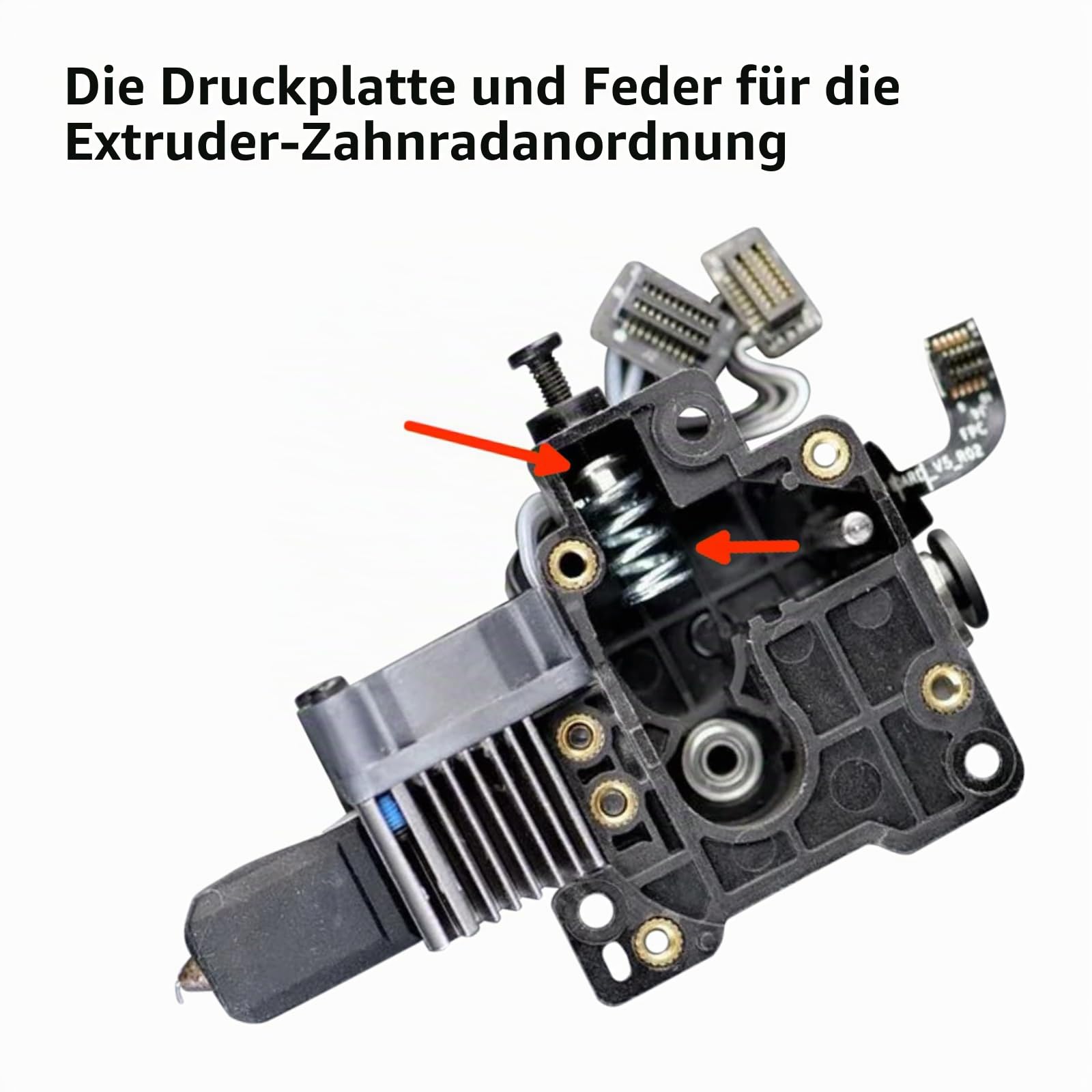 BCZAMD 3D Drucker Zubehör Schrauben Sortiment Kit for X1/X1C/X1E/P1P/P1S/AMS: Präzisionsdruck für die Befestigung von 3D Extruderteilen