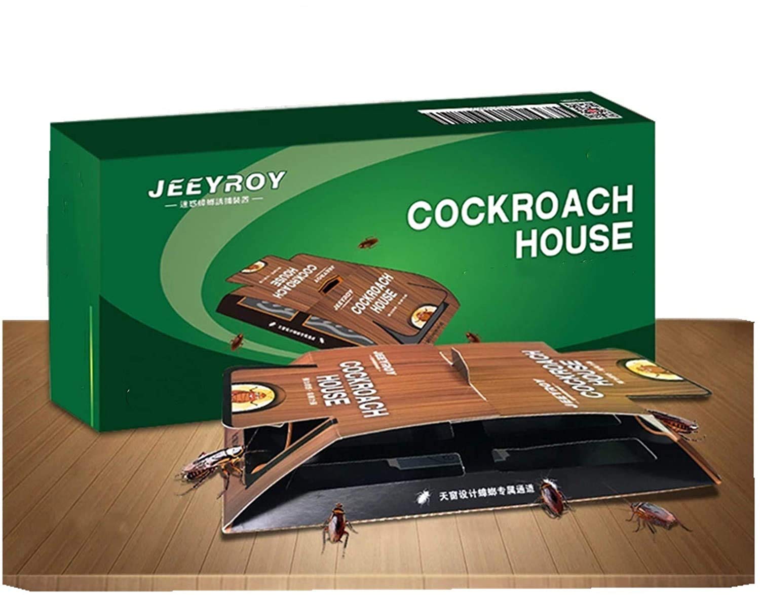 GulfDealz Indoor and Outdoor Cockroach Traps with Free Bait – Professional, Non-Toxic, Environmentally Friendly