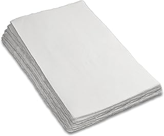 Watercolor Paper - Mixed Media Watercolor Paper - 200 GSM Thick Deckle Edge Virgin Cotton Handmade Paper 20 Sheets- Off White A4 11.75 X 8.25