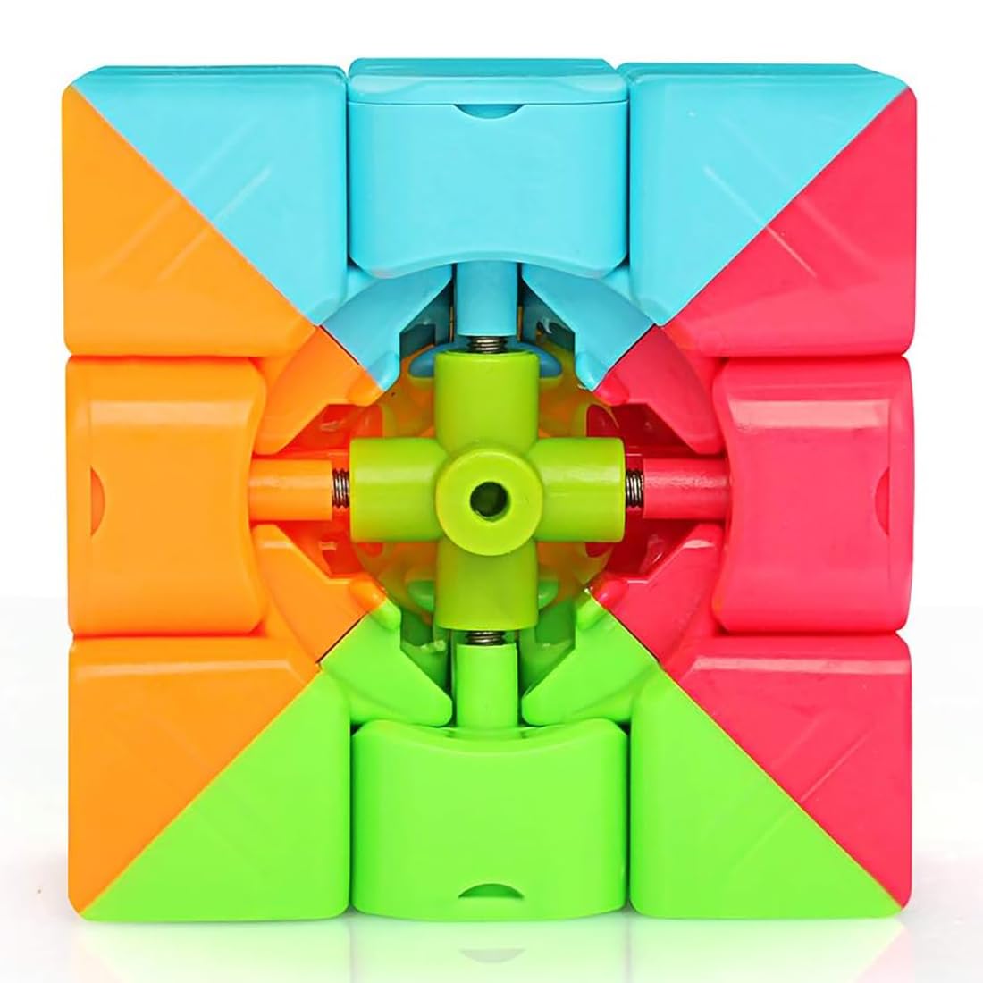 HAWKISTER Qiyi Warrior S Cube 3X3 Stickerless Professional Speed Magic Cube Puzzle, For Kid 4