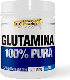 GLUTAMINA 300G 100% PURA - G7 NUTRIÇÃO ESPORTIVA - LEGACY