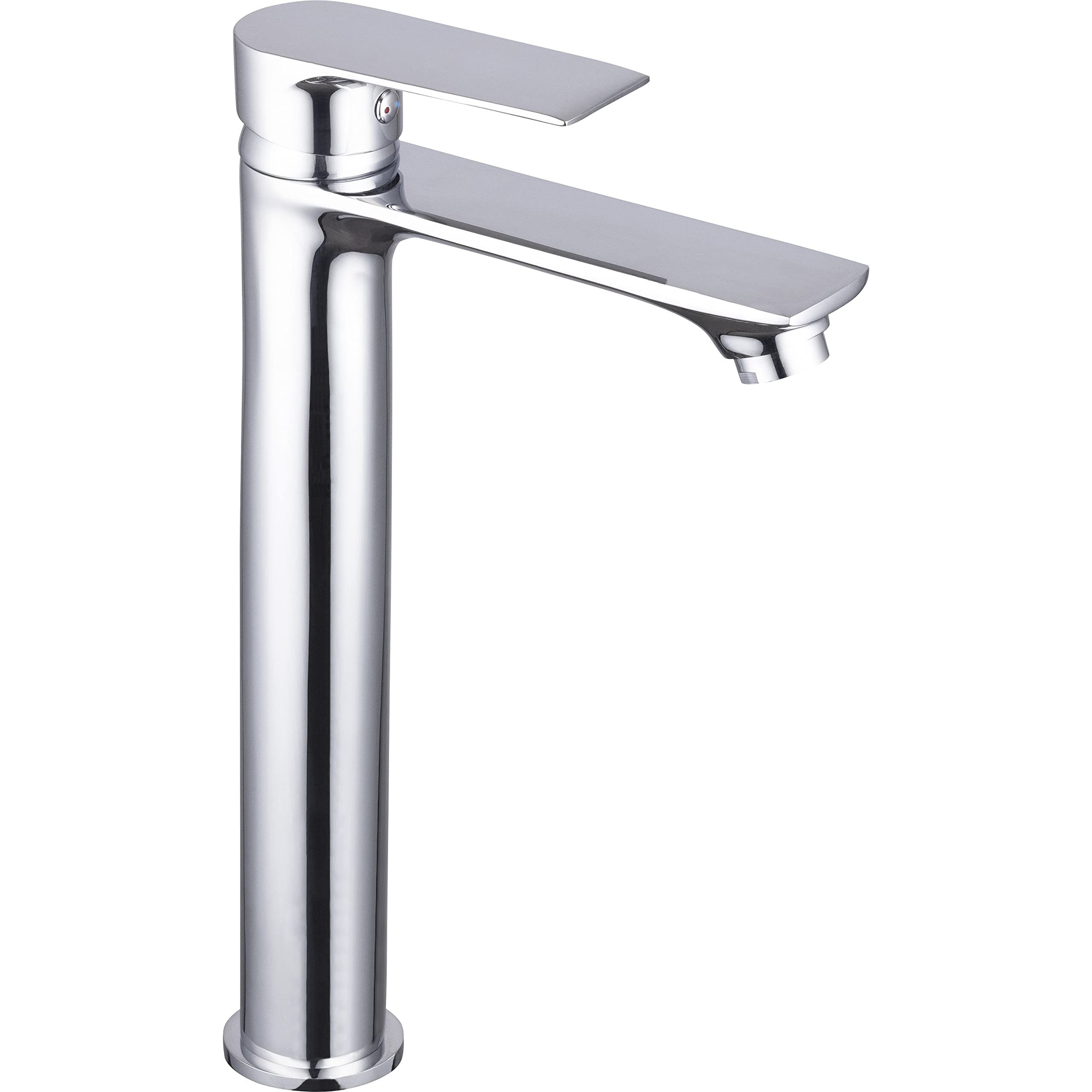Grifo de lavabo alto NYTIA | acabado cromado | para lavabos sobre encimera | diseño moderno y funcional | EUROSANIT