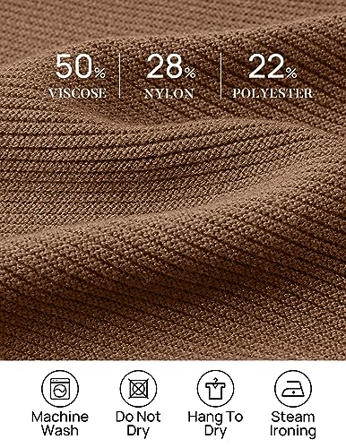Image of ZESICA Women's Fall Mock Neck Long Sleeve Cropped Sweaters | Soft Ribbed Knit Pullover, Work Office, Business Casual, 2026 Winter Transition Clothing, Warm Comfy, Going Out Outfits