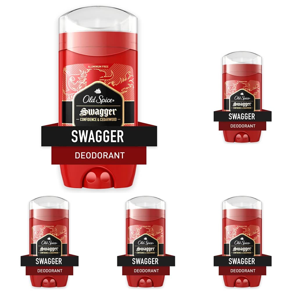 Old Spice Aluminum Free Deodorant for Men 24 7 Odor Protection 24 7 Freshness Lasting Scent Swagger with