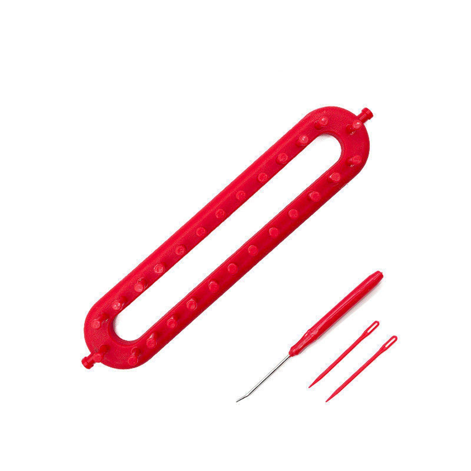 THE STYLE SUTRA Knitting Loom Kit Sewing Tools Weaving Handmade Knitter Red 10.2inch | Needlecrafts Yarn | Crocheting Knitting | Knitting Boards Looms |