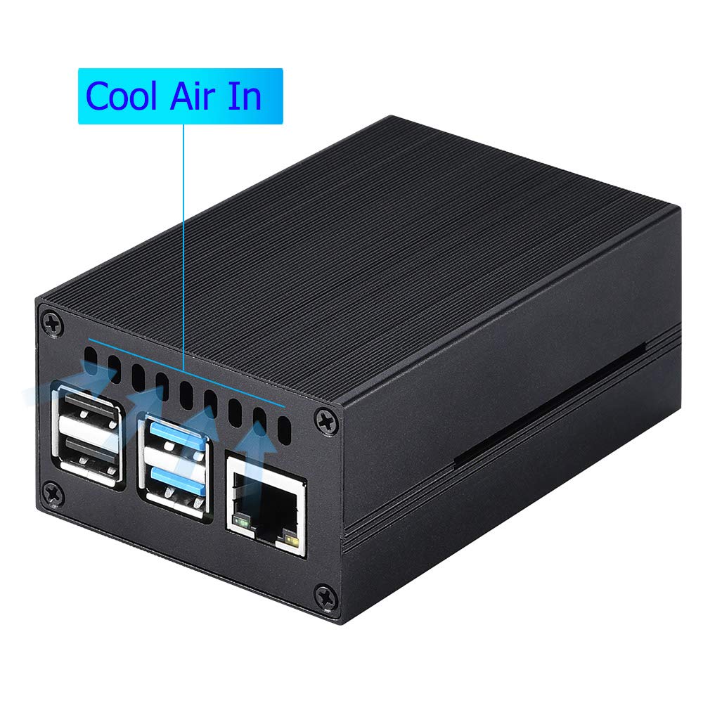 Buy MazerPi Raspberry Pi 4 Case, Pi 4 Aluminum Case Mini ICE Tower ...