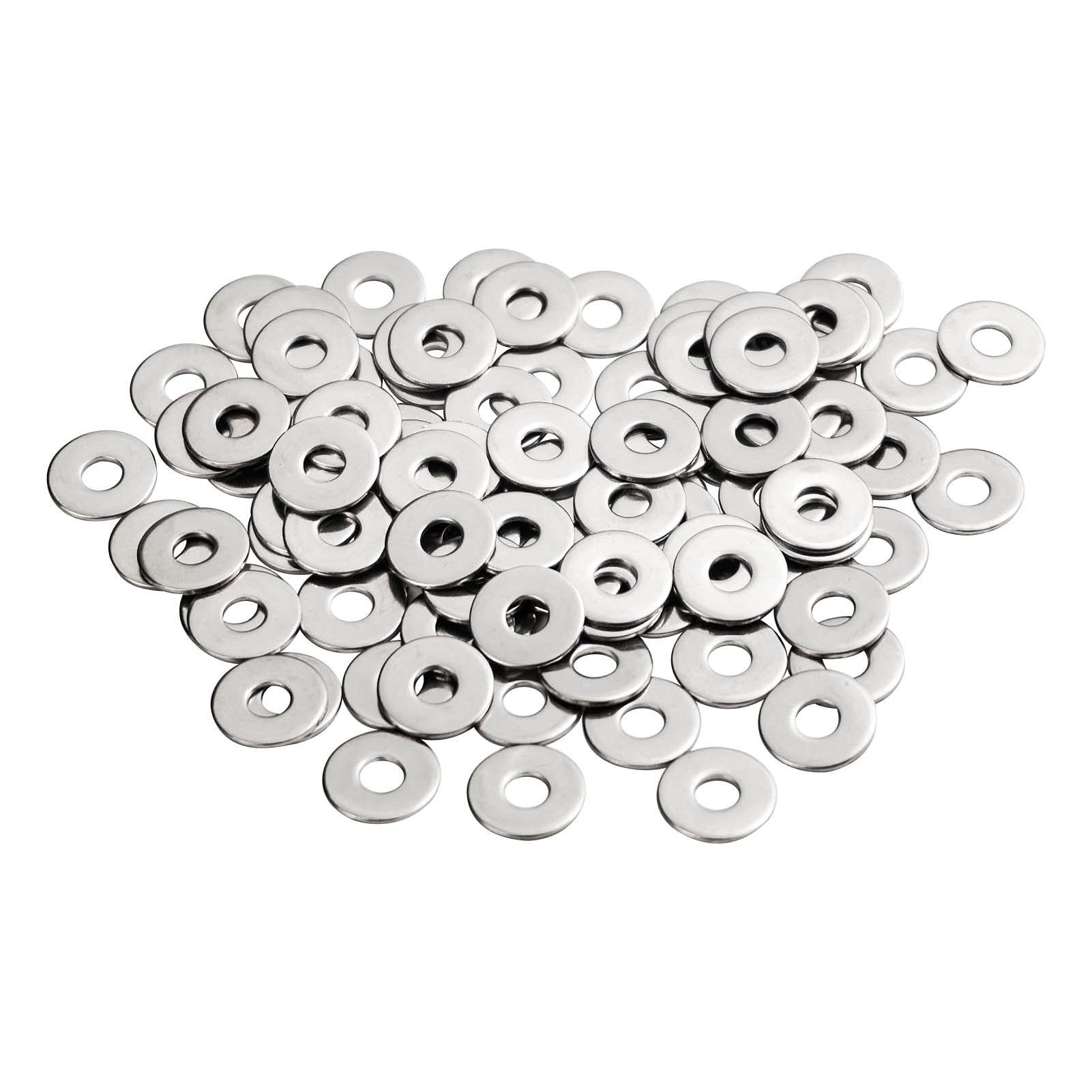 Unterlegscheiben M5 Große, MeHurr 200 Stück Beilagscheiben Edelstahl A2 V2A 304, Karosseriescheiben M5 x 15mm, Unterlegscheibe DIN9021 / ISO7093, Metallscheiben für Schrauben & Muttern