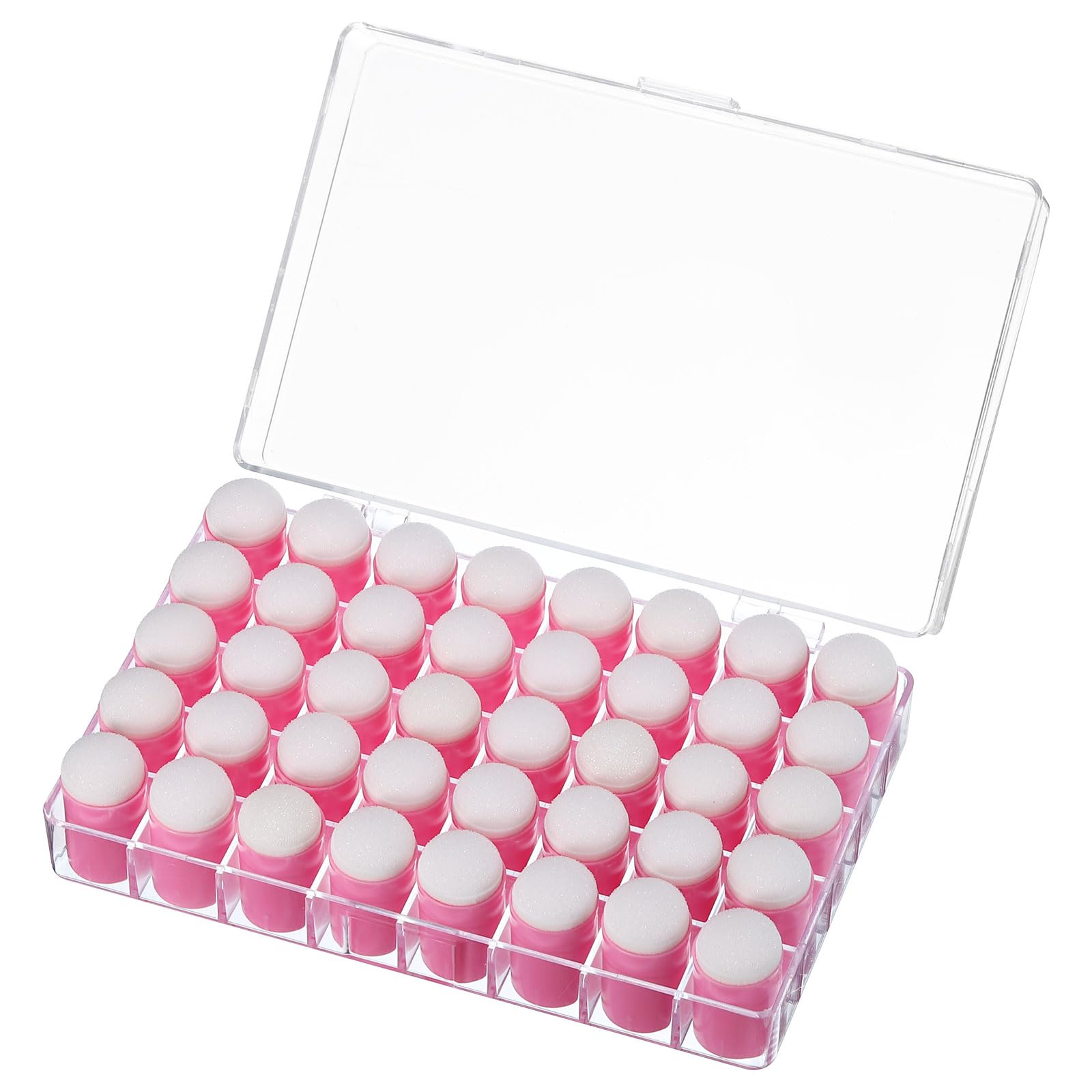 PATIKIL Set da 40 Spugne per Pittura con Le Dita Set di Spugne Spugne Rosa