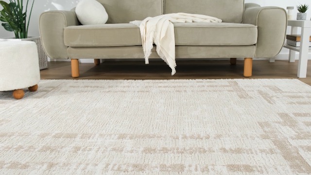 Tapete Abani crema 160x135 cm con patrón geométrico miniatura 7
