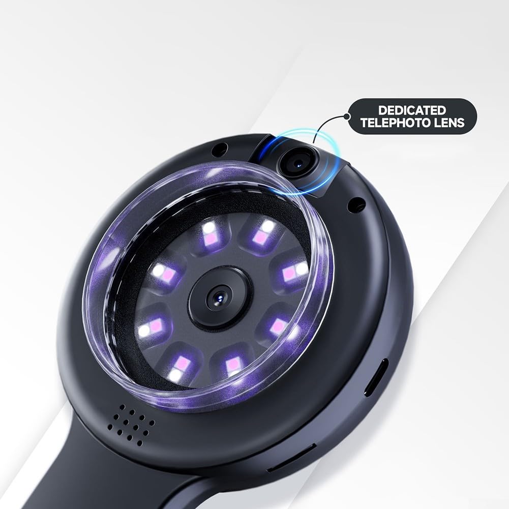 Smart Magnifier 500X Vergrößerung 16 LEDs(White)