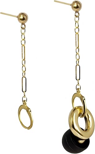 3rd Try Hush-Holders - Aretes para tapones para los oídos protección auditiva y reducción de ruido para conciertos músicos raves viajes y