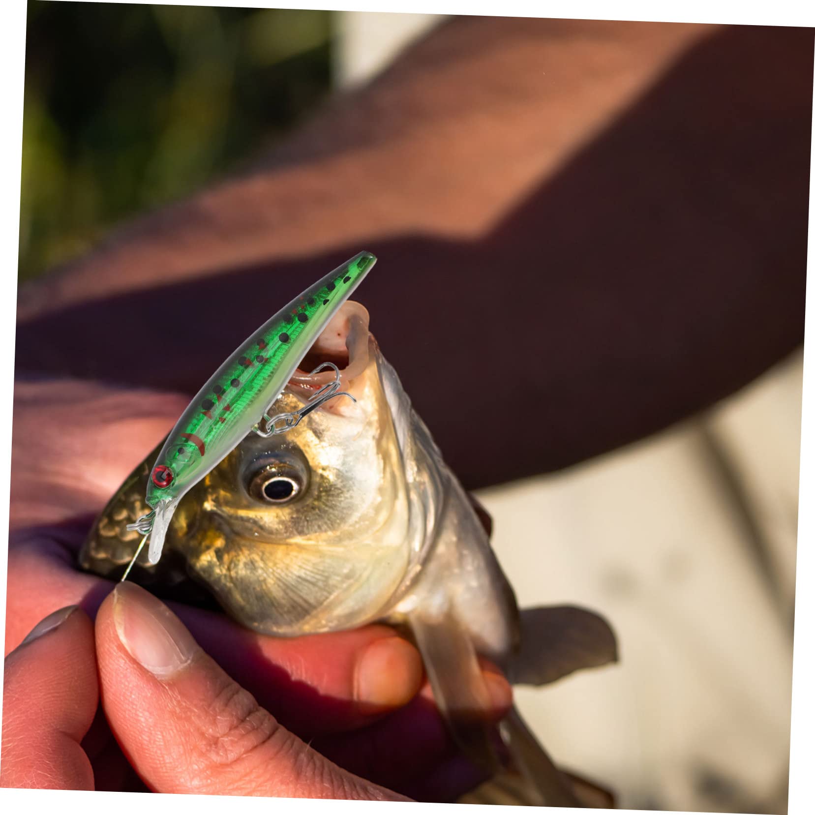 Mipcase 30 Pz Esca Finta Luya Piccole Esche Affondanti Esca Dura Fornitura di Pesca Esca per Pescare Esca per Pesci in Metallo Esca per Pesciolini Piccolo ABS 8 g Artificiale Attrezzatura