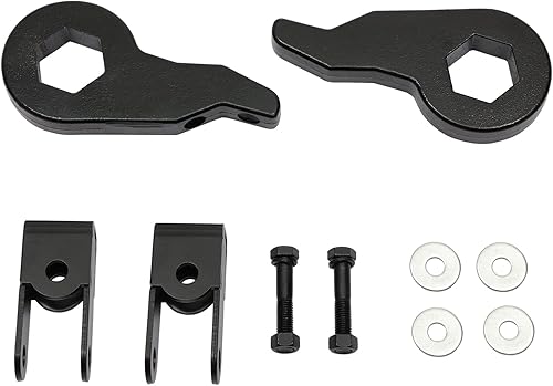 Llaves de barra de torsión y extensores de choque, soportes ajustables de 1-3 pulgadas, kit de nivelación de suspensión delantera de elevación