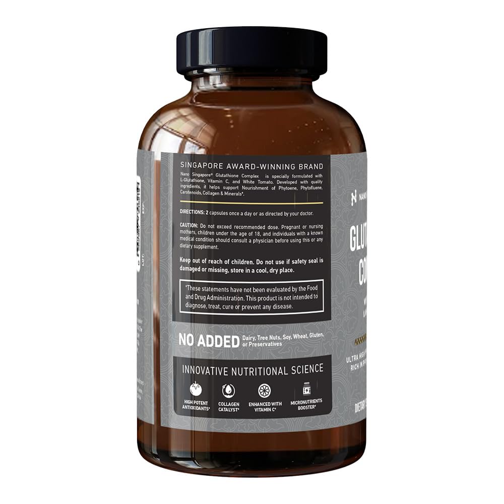 glutathione singapore Liposomal Glutathione Supplement 700mg – Reduced L-Glutathione, 120  Capsules main image 1