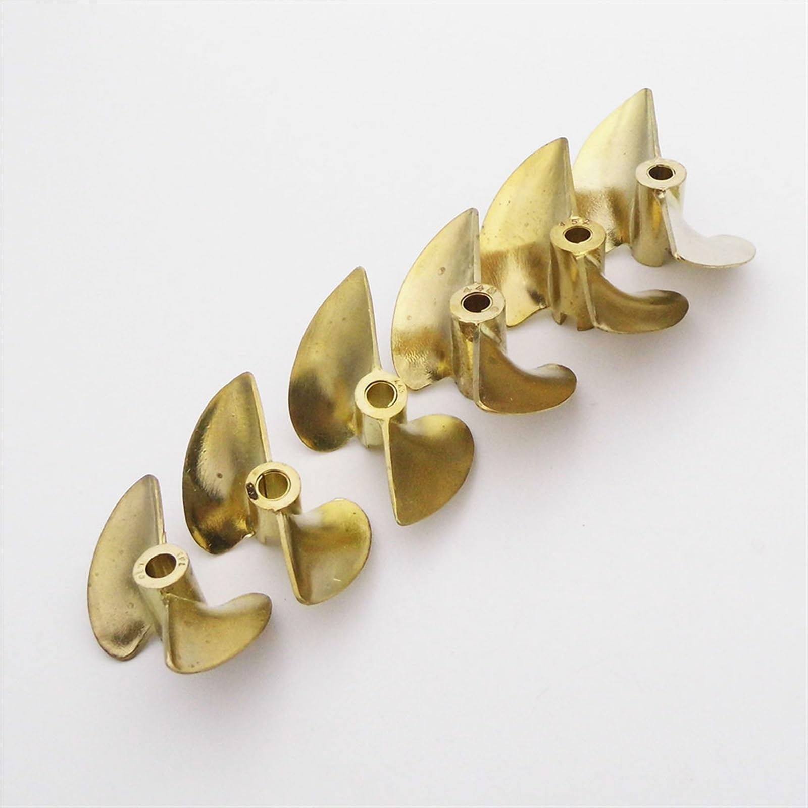 2 Eliche Per Barca RC D38mm 2 Pale P1.4 (438-2) Albero 3/16 - TopHobbyUS Spedizione USA
