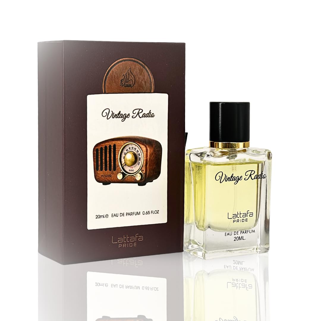 Lattafa Perfumes Vintage Radio 20Ml (0.6oZ) | Lavender, Sage