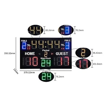 GX-2401-B バスケットボールスコアボード GX-2401-B バスケットボールスコアボード U18 | B.LEAGUE（B