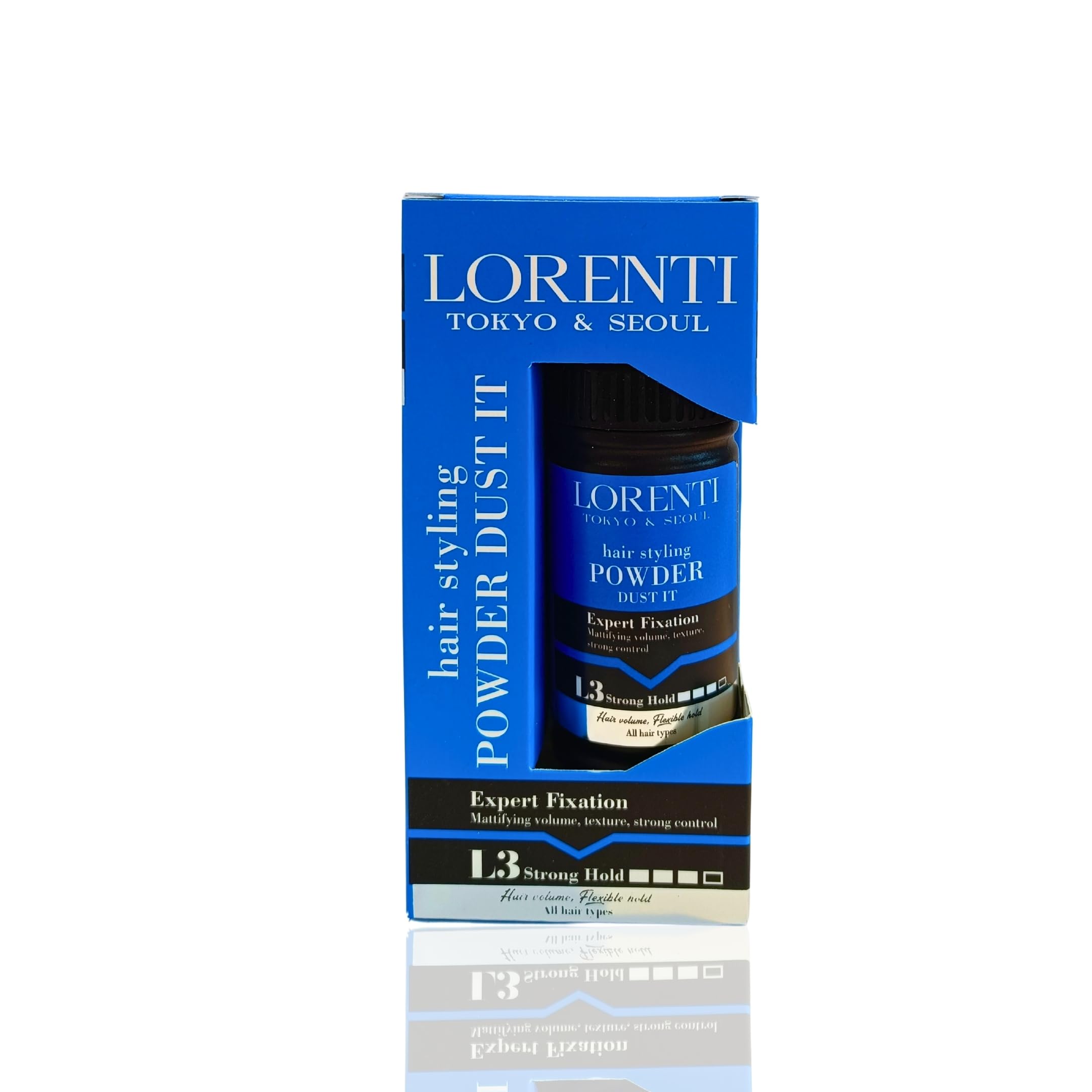 LORENTI Expert Fixation L3 Hair Styling Powder Dust it Mattifying volume, texture, light control For all hair type 20gram