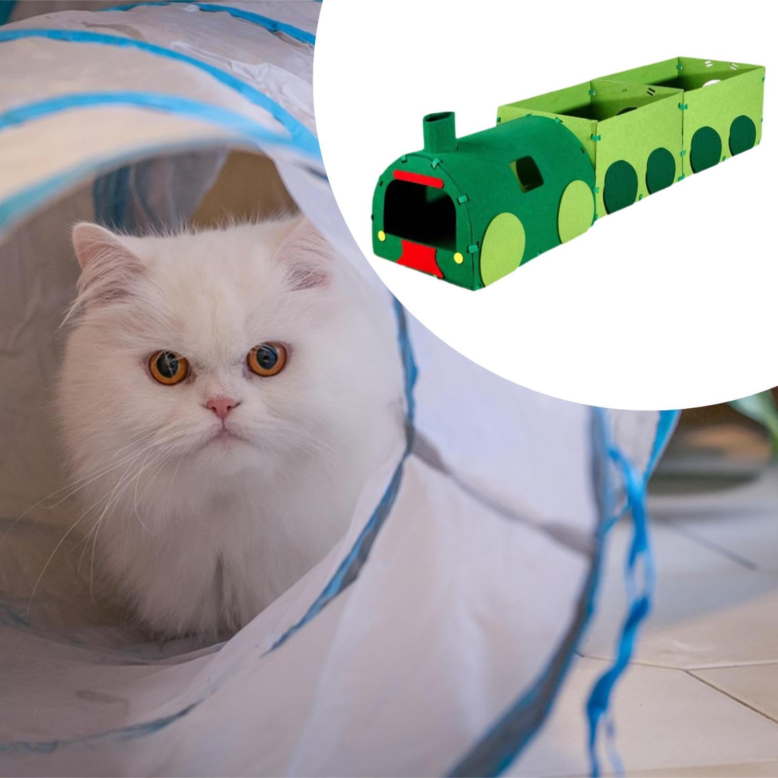 Harilla Tunnel Jeu à pour, Chatons, Lapins et Autres Petits Animaux, 3 Volets