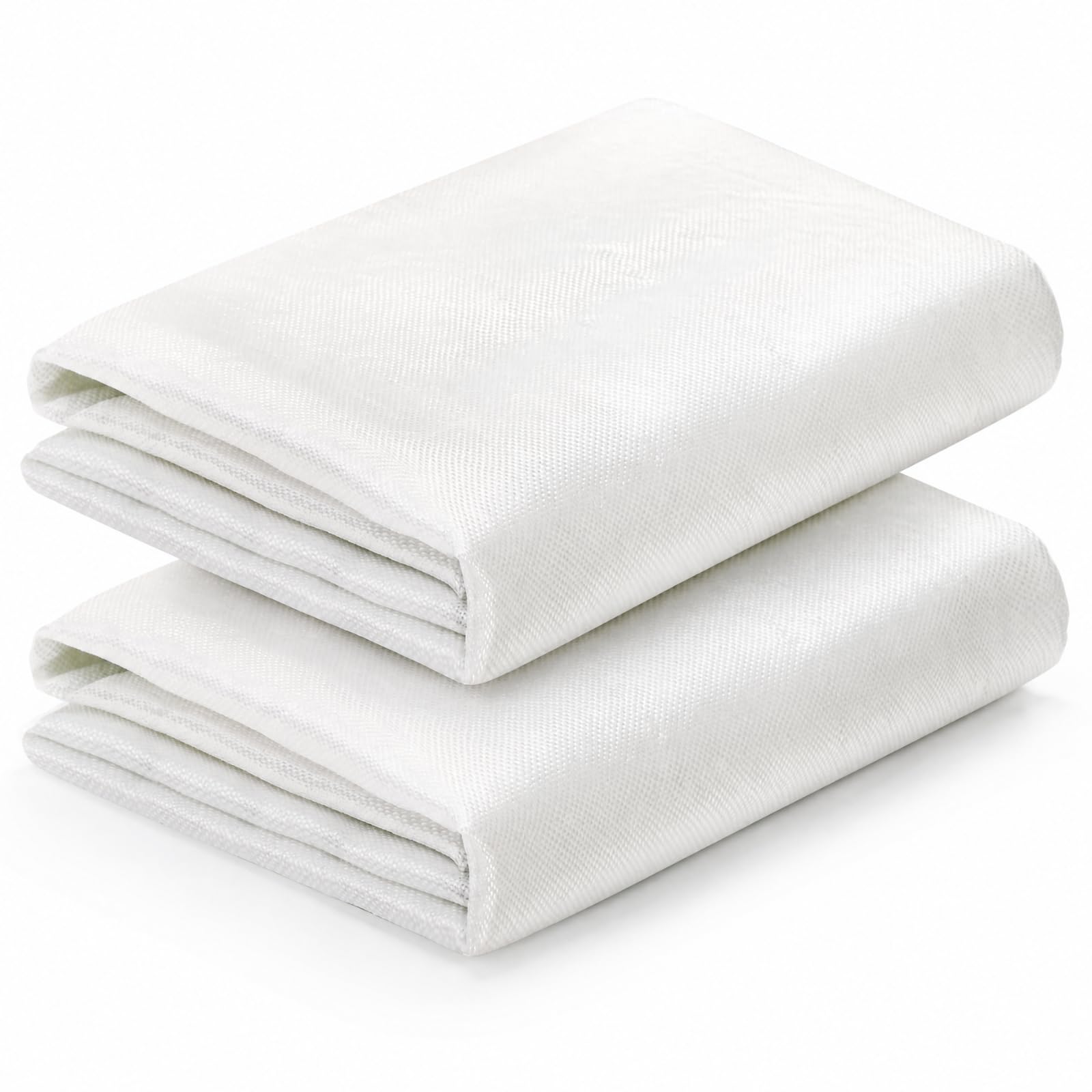 ZENFUN 2 Packs 6 oz 12 Feet x 50 Inches(Each) Fiberglass Cloth, E-Glass Plain Weave, Fiber Glass Fabric Fiberglass Sheet for Boat Auto Surfboard Tub Pool Repair