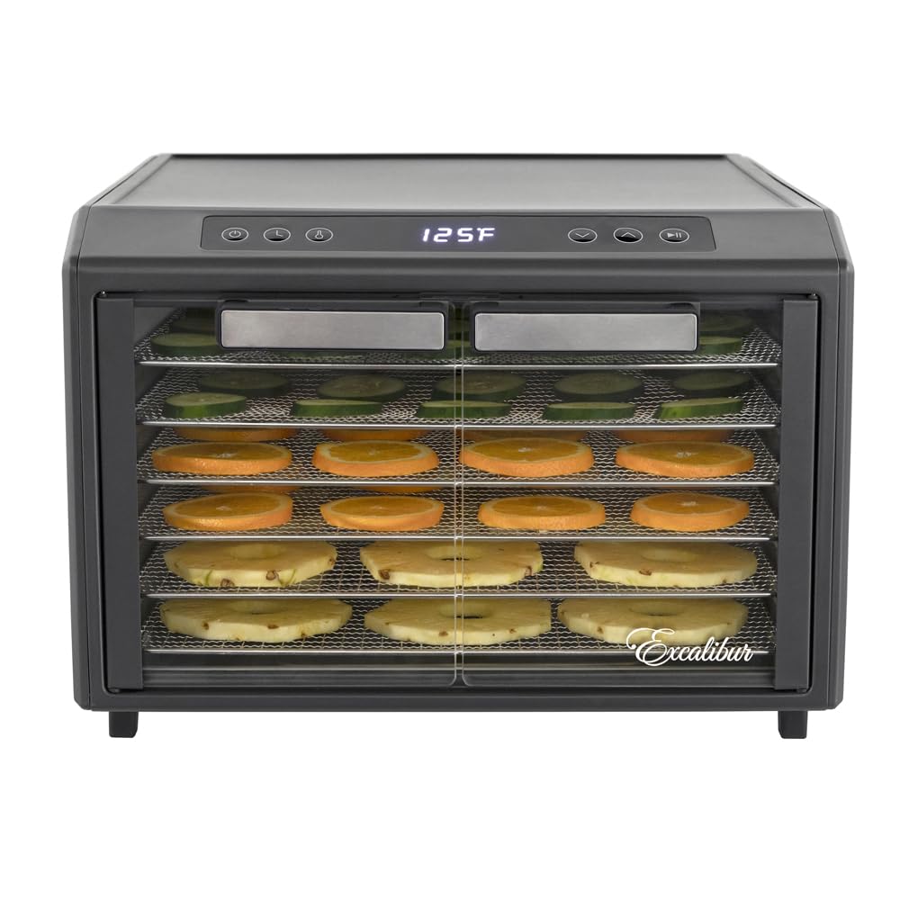 Déshydrateur Excalibur Sélect 6 plateaux Inox - DH06SCSS33F
