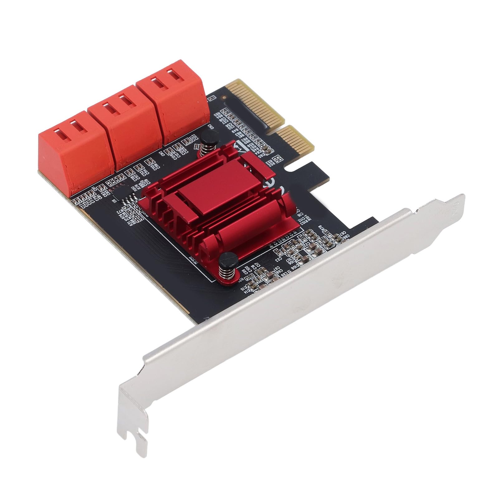Scheda PCIe 3.0 X4 a 3 Scheda di Espansione Portatile PCIe a Ad Alta velocità ASM1166 a 6 Porte per PC (#1)