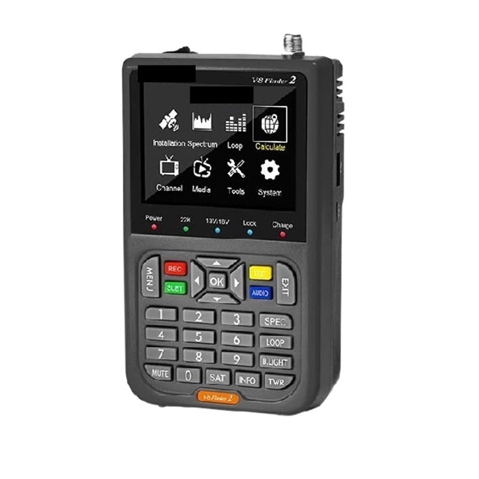 Cercatore satellitare, V8 Finder 2 Rilevatore di segnale satellitare DVB-S/S2/S2X Digitale 1080P HD H.264 VS ST-5150 FINDER PRO WS6933 WS6980 Disponibile(With bag and charge)
