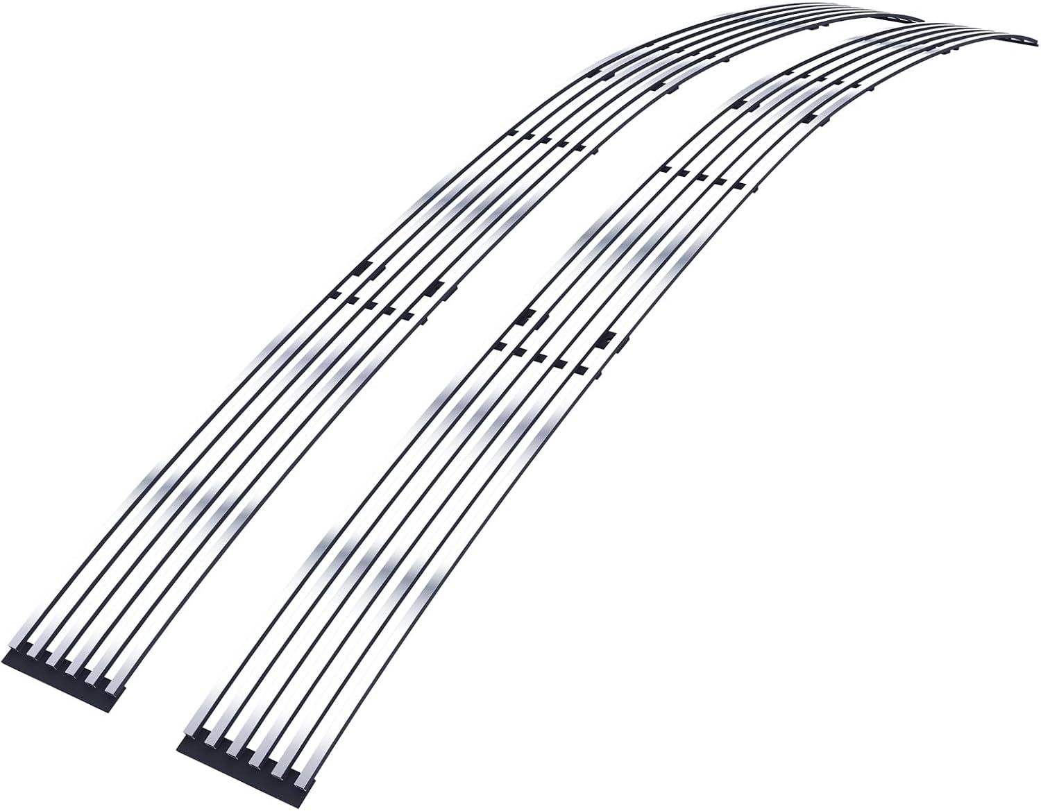 APS Compatible with Chevy C K Pickup Blazer Suburban Tahoe 1994-1999 Phantom Style Main Upper Stainless Steel Chrome 8x6 Billet Front Grill Grille Insert RE-C85211C