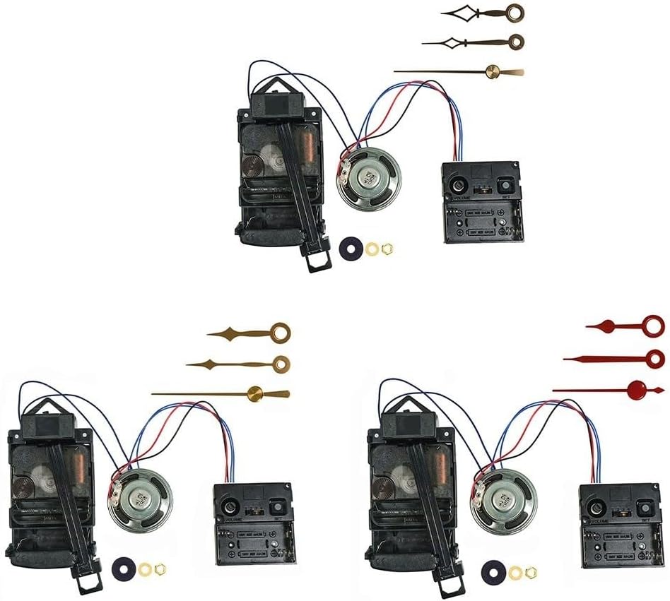A Must Have for Crafters DIY Wall Clock Mechanics featuring a Silent Operation and Stylish Hand Replacements (C)