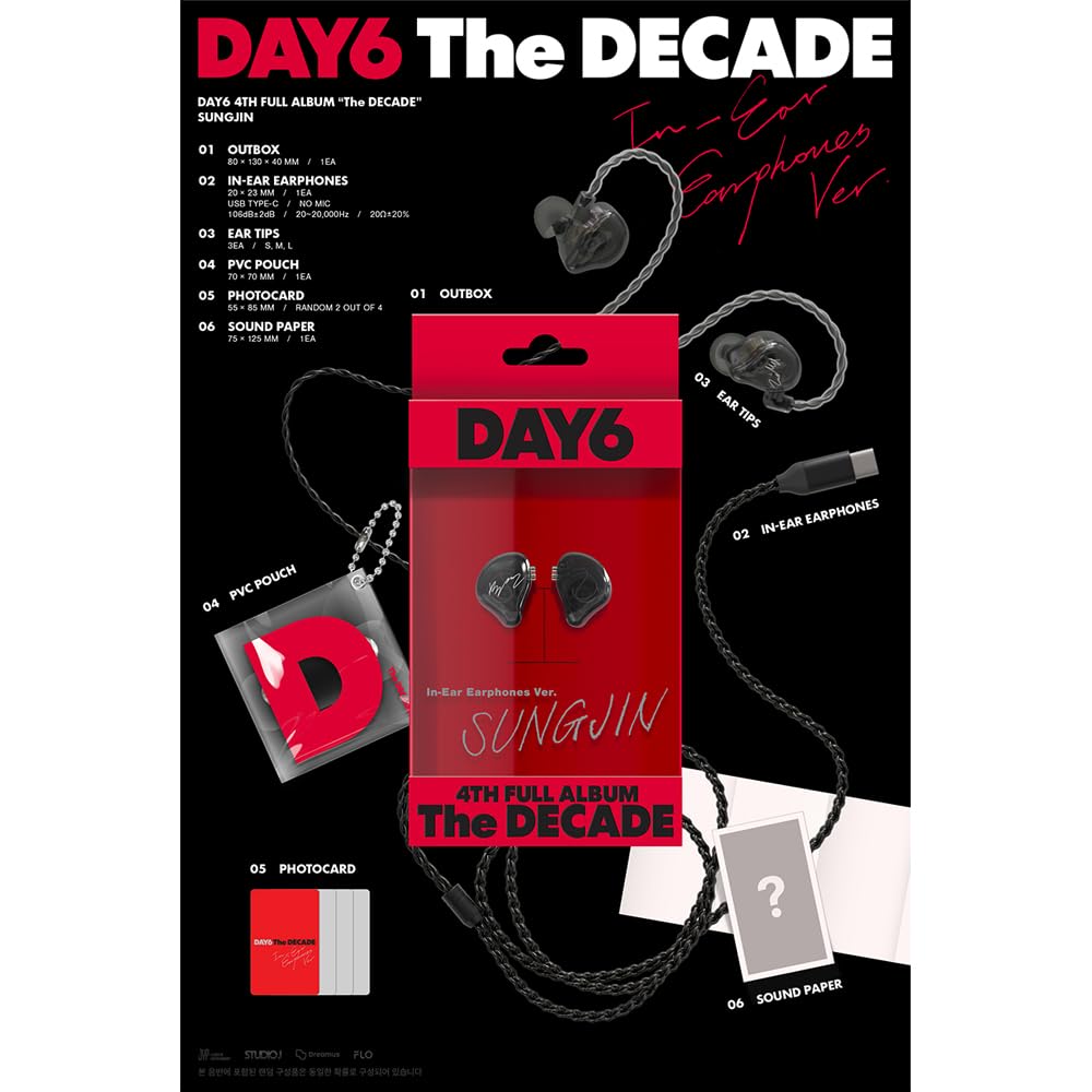 Amazon.co.jp: DAY6 - [The DECADE] 4th full album 韓国盤 (IN-EAR