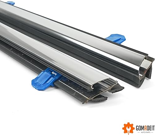 Miniatura 4 de GOMADEIT OEM 4PCS Chrome Ventana Moldura Moldura para Honda Civic Ventana Moldura 2012-2015 Reemplazar 72450-TR0-A01 72410-TR0-A01 72950-TR0-A01