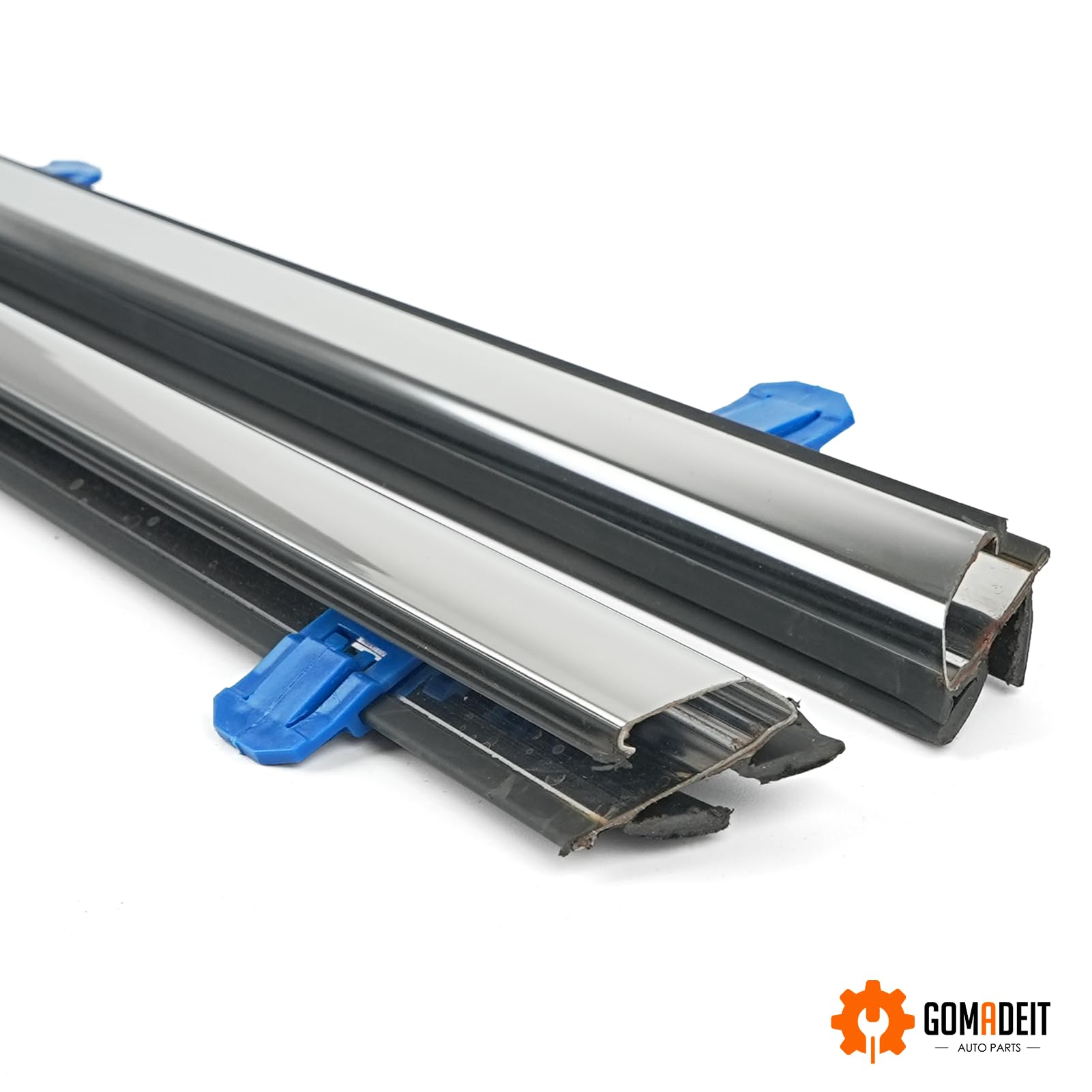 OEM 4PCS Chrome Window Moulding Trim fits for Honda Civic Window Moulding 2012-2015 Replace 72450-TR0-A01 72410-TR0-A01 72950-TR0-A01 72910-TR0-A01