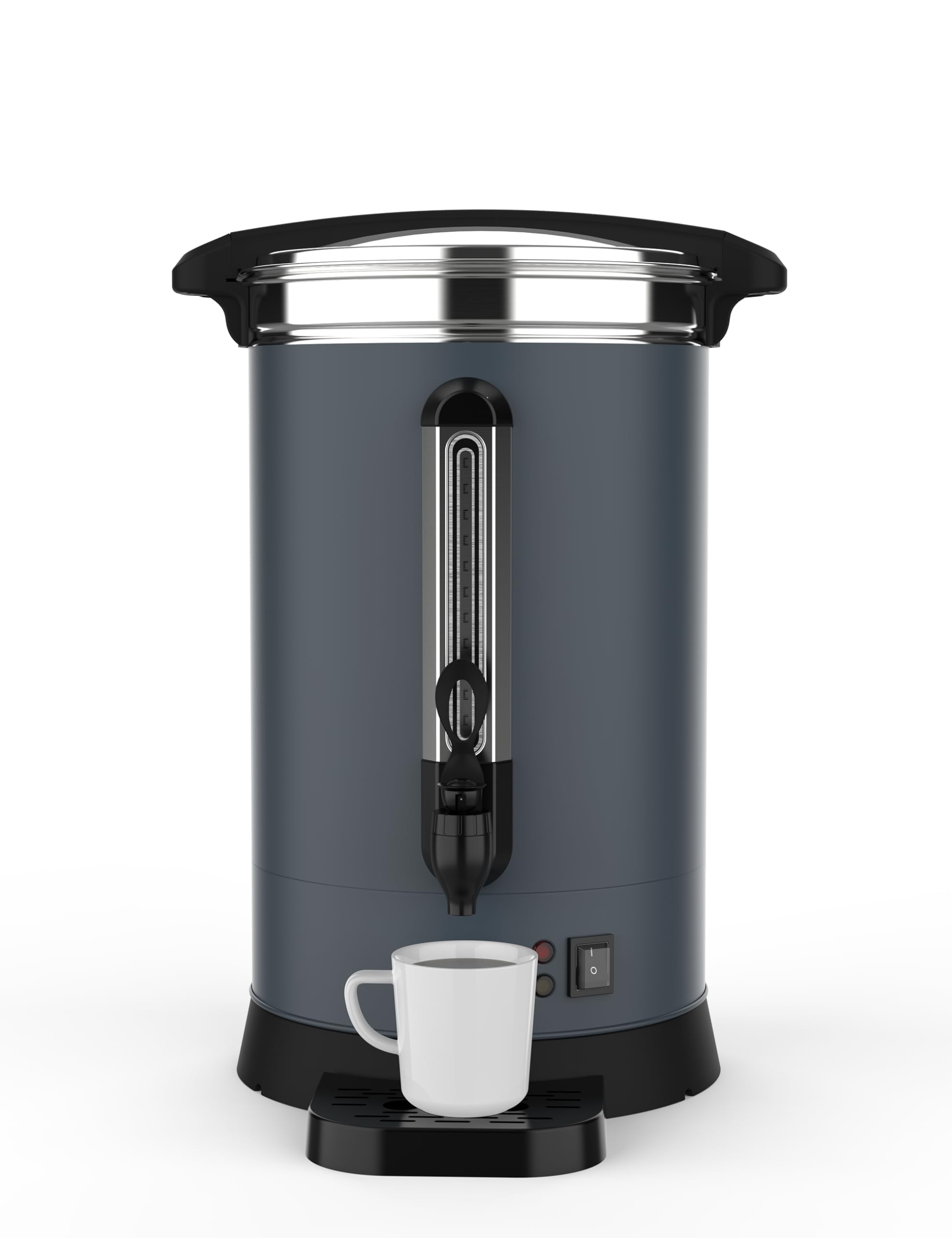 80 cups coffee urn - 12l(3.2 gallon) commercial coffee maker,stainless steel & double-wall insulated coffee dispenser,quick brewing - ideal for large events ( used has some small dents shown in picture)