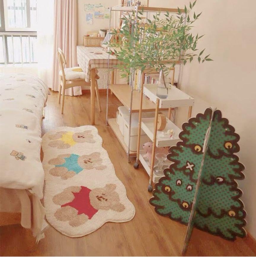 Amazon.co.jp: 仲良しクマさん ダイカットマット マット 韓国 : ホーム